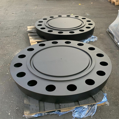 DIN Tri Kẹp Mặt bích có ren ASTM A105N Thép carbon rèn còn hàng