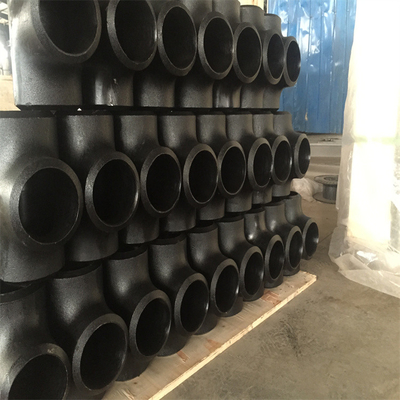 ANSI B16.9 Thép carbon Tees 150LB 4 X 2 inch Sch 40 Giảm Tee