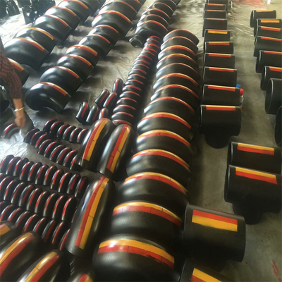 Sch 140 Thép nhẹ 90 độ Bán kính ngắn khuỷu tay 45 ASTM A234 WPB Thép carbon liền mạch
