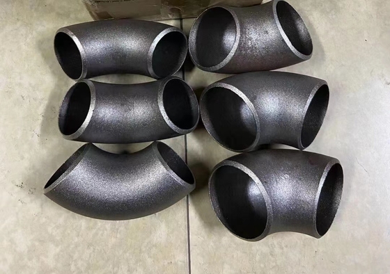 90 độ thổi cát bằng thép carbon khuỷu tay Wp304 304l 347h 310s 321 Lắp ống