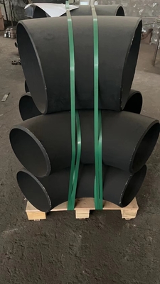 GOST Sch 80 khuỷu tay bằng thép carbon liền mạch thép hàn khuỷu tay màu đen cho dầu mỏ