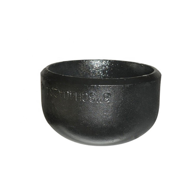 DN15 Nắp ống thép đen có thể hàn SS400 DIN2605 Đầu con dấu hình elip