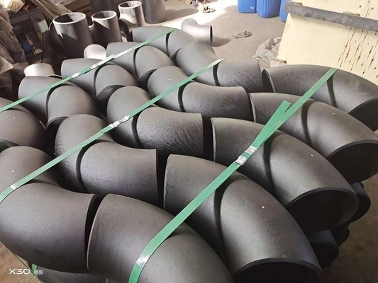 Asme B16.9 Hợp kim thép khuỷu tay bán kính dài Phụ kiện Buttweld 90 độ liền mạch SCH10S