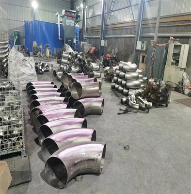 Mối hàn SMS bằng thép không gỉ 304 GOST DIN Vệ sinh 316L 90 độ ISO