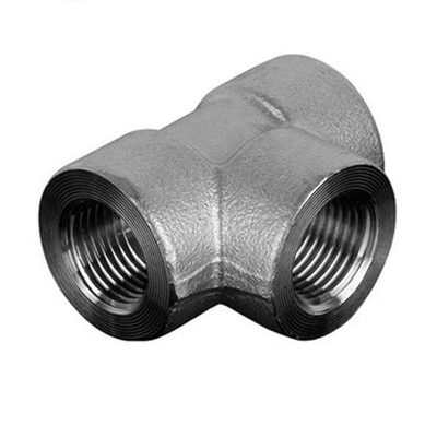 Cs Ss 16 inch Phụ kiện ống thép JIS Tê ren rèn áp lực cao