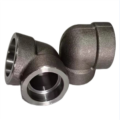 Phụ kiện ống thép carbon rèn Ansi B16.11 45 độ 90 độ Ổ cắm hàn khuỷu tay
