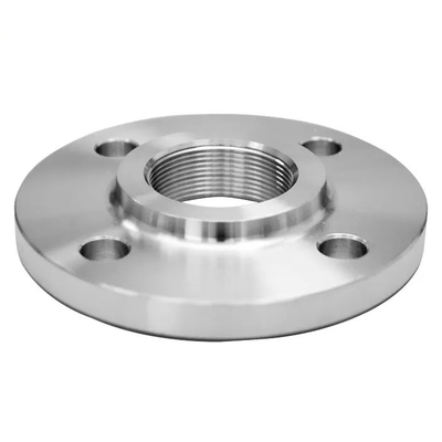ASME B16.5 Rèn A105N Mặt bích bằng thép carbon NPT / BSPT Mặt bích có ren