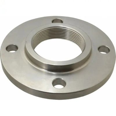 Rèn A105N Mặt bích bằng thép carbon NPT / BSPT Mặt bích có ren ASME B16.5